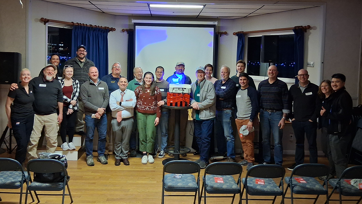 MBSA members at a seminar at Savin Hill Yacht Club